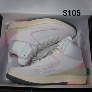 Jordan Taylor Women's High-Top Sneakers - White and Pink